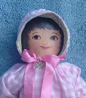 Jerrie, a Painted Cloth Doll
