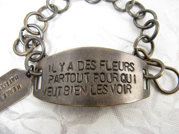 Il y a des fleurs Bracelet, There are Flowers Everywhere
