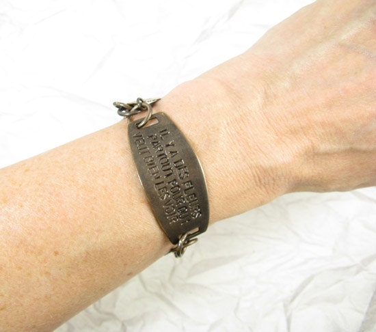 Il y a des fleurs Bracelet, There are Flowers Everywhere