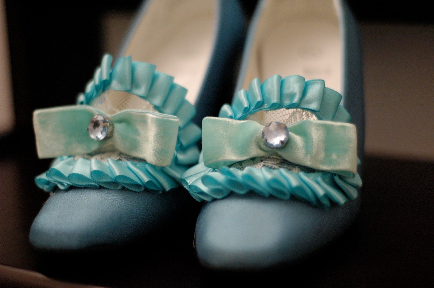 SALE - 50% OFF - Somerton Marie Antoinette Blue Pumps
