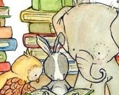 baby book room decor---Our Book Club --8x10 Archival Print