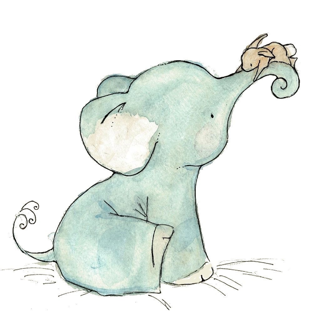 PRINT SALE-- Bunny Hug Nursery Print 8x10