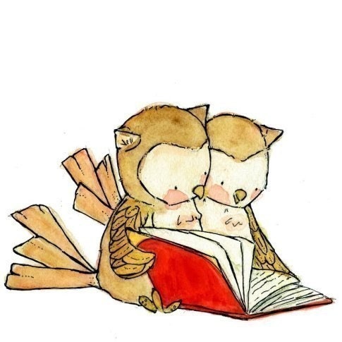 Children's Art Print Book Buddies 5X7
