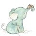 PRINT SALE-- Bunny Hug Nursery Print 8x10