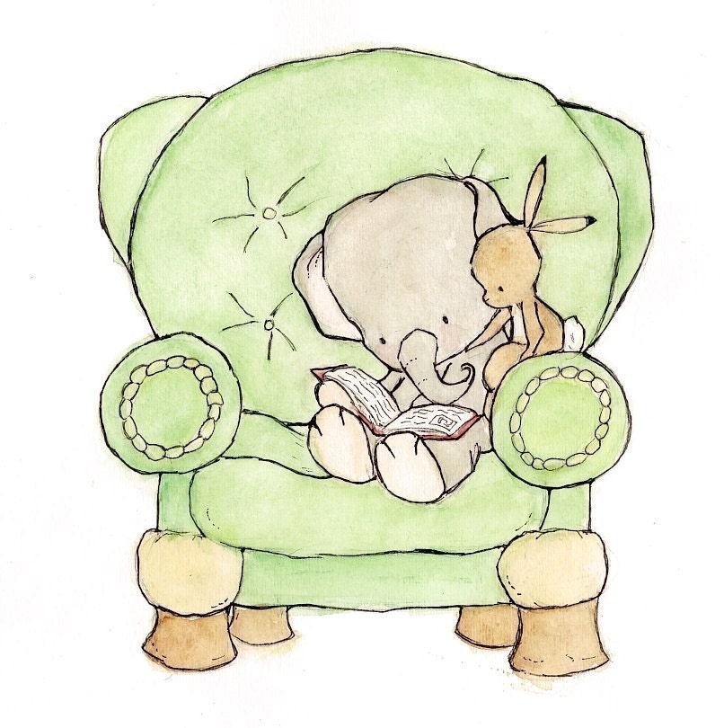 Nursery Art -- It All Begins With Once Upon A Time 8x10 -- Art Print