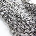 3 Feet Gunmetal Tone Base Metal Chain-Textured Waved Oval 16x10x2mm (SF403)