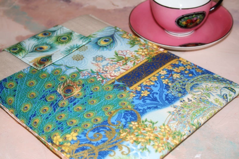 iPad Case, Ipad Cover,ipad mini sleeve,tablet accessories, gadget cases, Ipad 2 sleeve, laptop holder in Peacock Parade