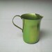 Vintage Green Aluminum Pitcher