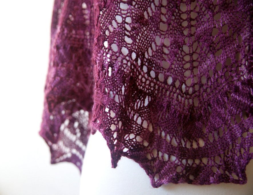 Knitting Pattern PDF / Fluid Velocity Shawl
