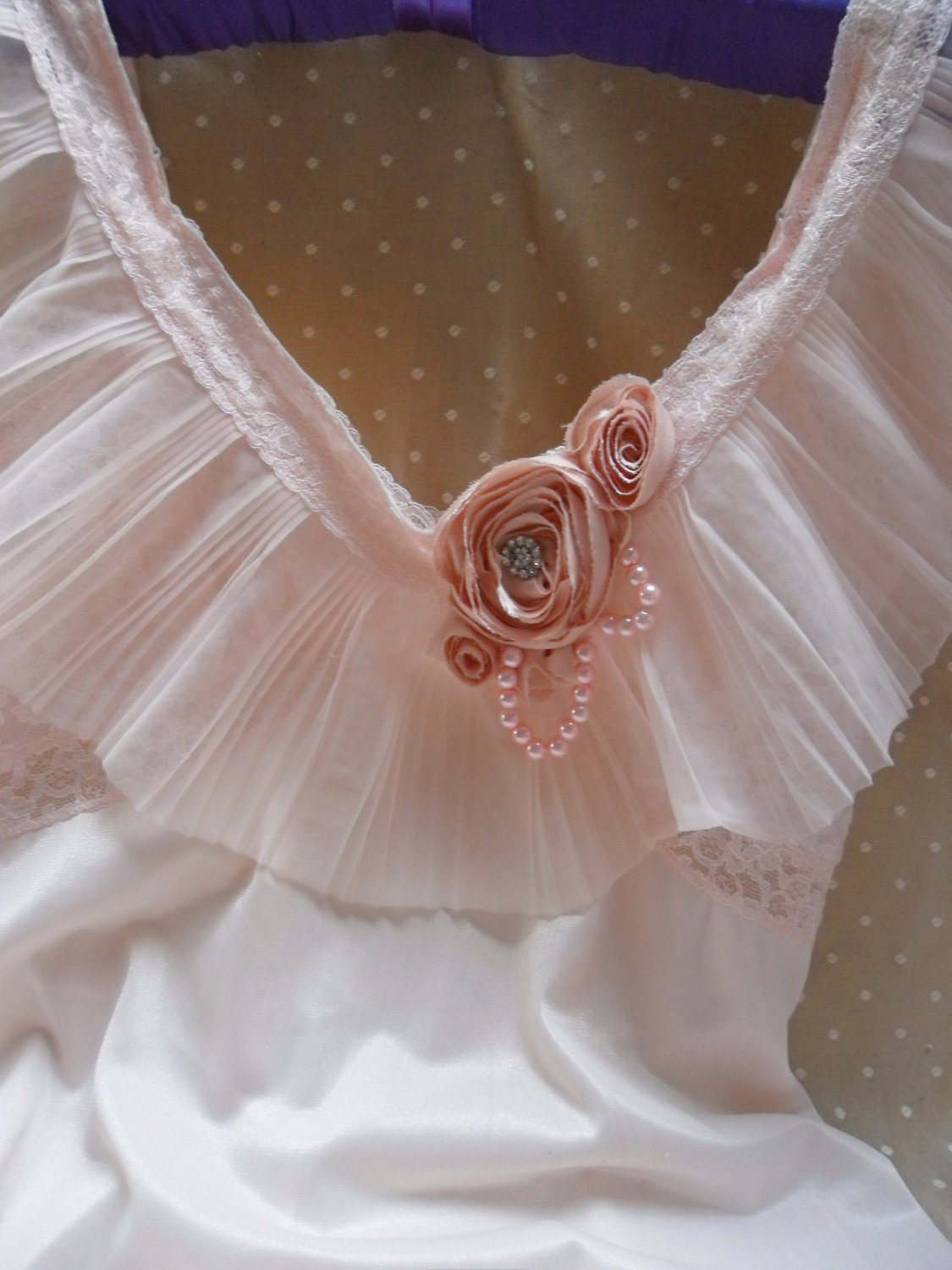 Super SALE - ROARING 20s Flapper Girl 1920s Fringe Jazz Age Speakeasy Great Gatsby - Vintage Slip Make Over - Pinks