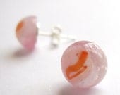 Pink Protozoan Earrings