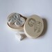 Custom / couple portrait / handcarved rubber stamp