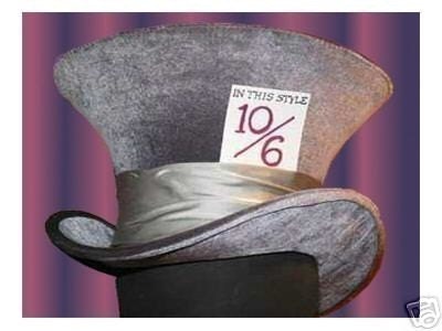SALE - Fabulous Custom Made Mad Hatter Top Hat