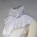 Victorian Inspired One Of A Kind White Lace Ruffles Collar Necklace Neckpiece Cowl