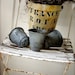 Patina Zinc Pot Love TREASURY Item