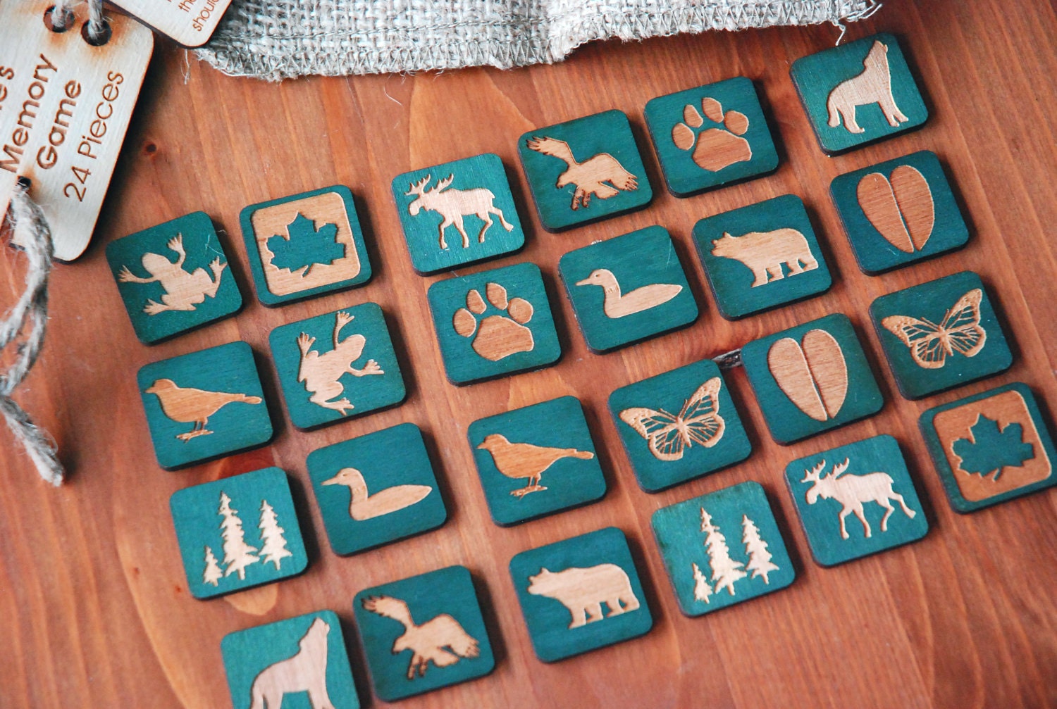 24 Piece Memory Game