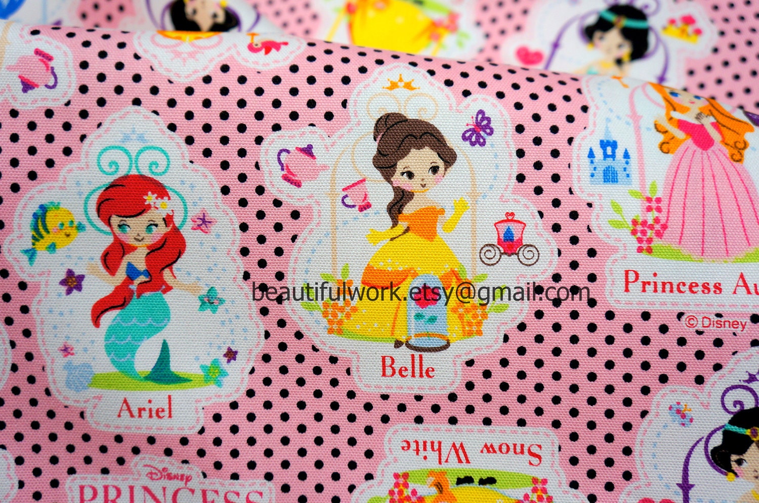 Disney Fabric Disney Princess Print