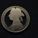 Great Britain - cut coin pendant - w/ Queen Victoria - 1892