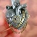 CHOOSE AN Industrial Heart Necklace - Over 110 Designs - Anatomically Correct Industrial Heart Necklace - Industrial Heart Collection