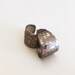 Vintage Silver Open Hoop Earrings
