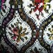 Vintage 60's Mod Tapestry Faux Fur Trim Coat