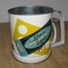 Large Vintage 50's Abstract Pattern Androck Flour Sifter with stickers