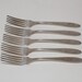Art Deco Dinner Forks Bird of Paradise by Community (Oneida), Set of 5, circa 1923