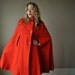 1960s Crimson Cape