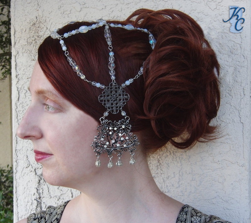 Art Nouveau Crystal Headdress