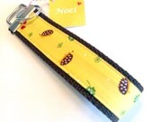 hedgehog and clover - wristlet key chain