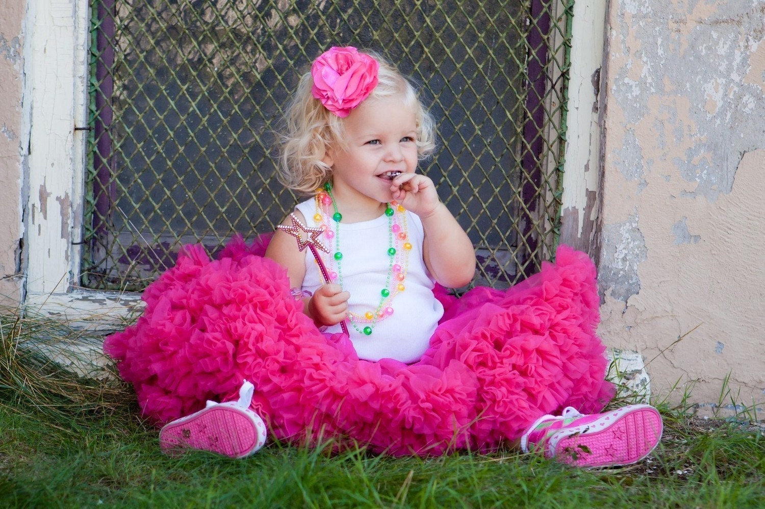 Dreamspun's Sweetheart Pettiskirt - Raspberry Pink-