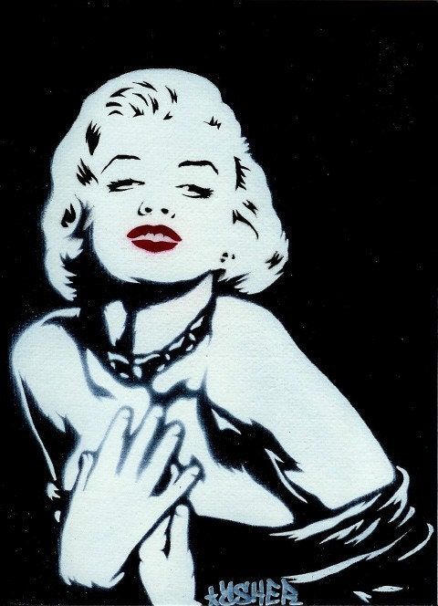 Stencil Marilyn Monroe