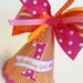 Bright Pink and Orange Party Hat