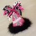 Hot Pink and Black Polka Dot Party Hat