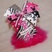 Zebra and Minnie Mouse Polka Dot Party Hat