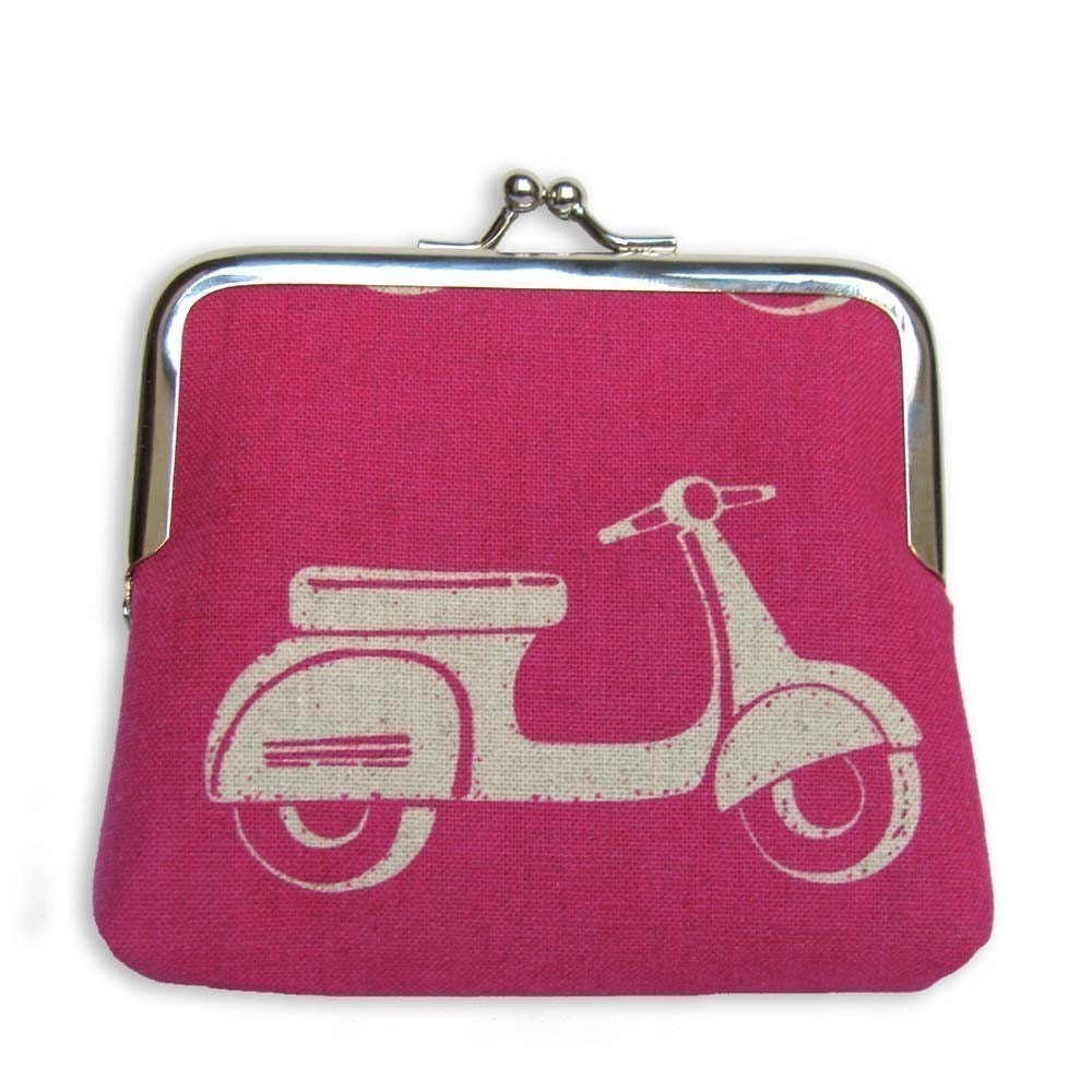 Vespa Scooter Coin Purse