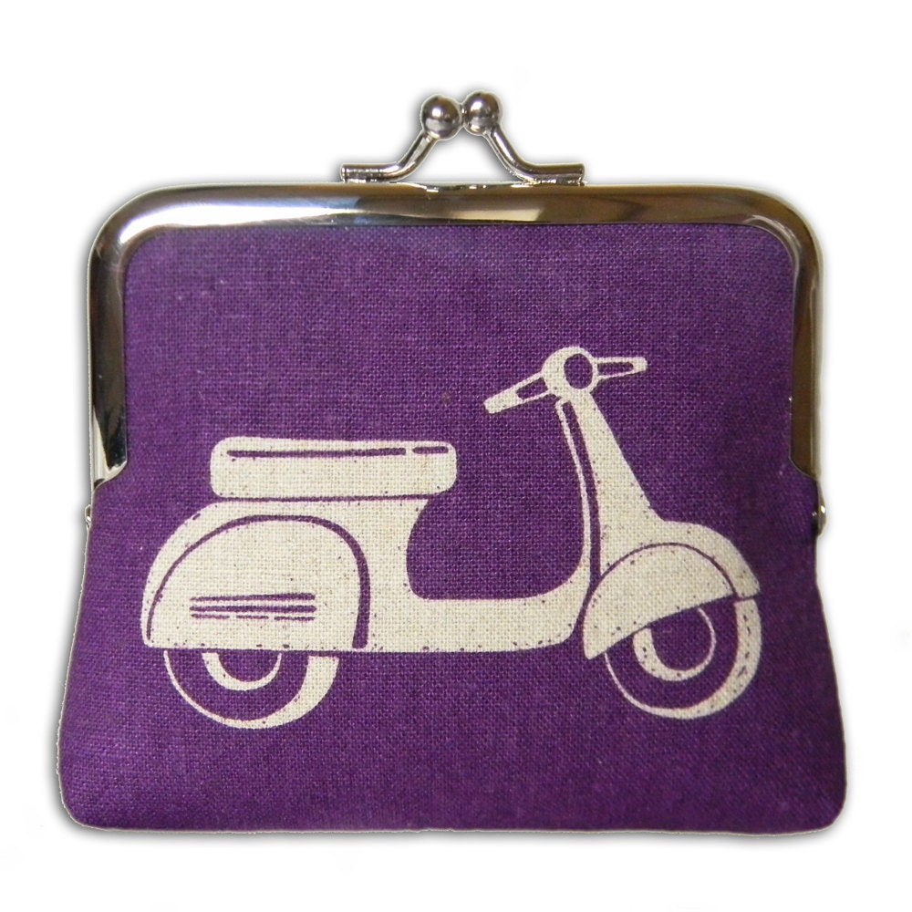 Vespa Scooter Coin Purse - LAST ONE