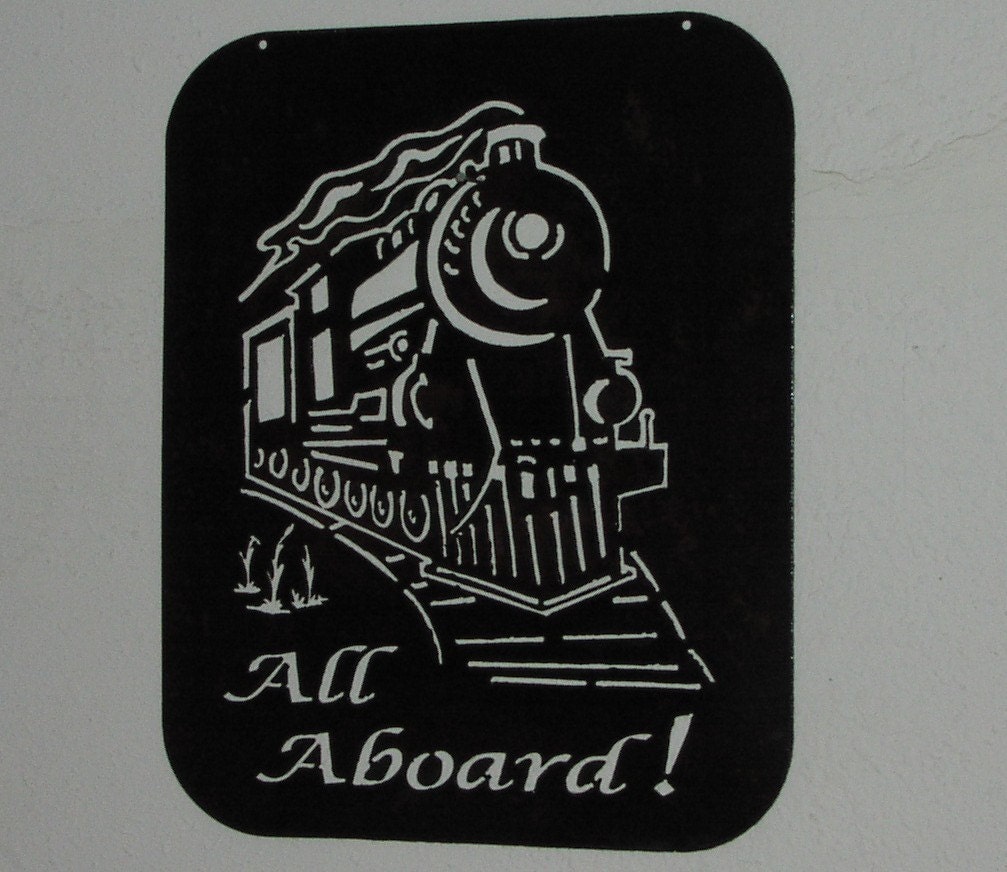 All Aboard  - Metal art