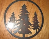 Three Trees  - Wall art - Metal art