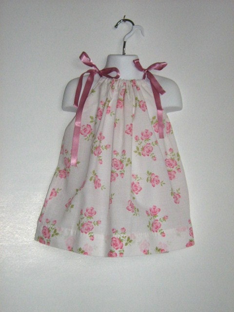 Upcycled Pillowcase Dress \/ Top. Length 18 inches.