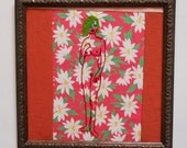 Harlow - nude embroidered portrait