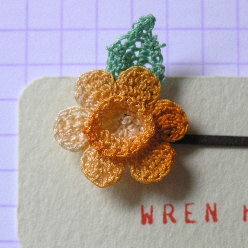 Crochet hairclip
