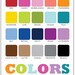 Modern Typography Birth Print