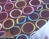ORGANIC Cotton Pillowcase, Toddler/Travel-Sized - Circles, Pink or Teal