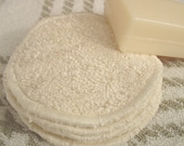 ORGANIC Cotton Facial Scrubs, Set of 5