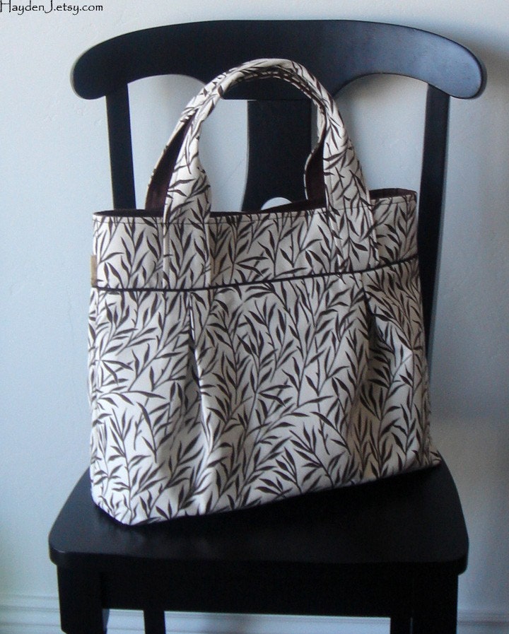 Weekend Tote - Wheat Fields - Natural and Brown