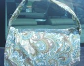 Coupon Organizer Holder Mega Large Caddy Paisley Fabric