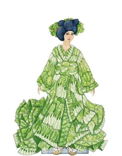 Vegetable Magnetic Paper Dolls Carrot Corn Beet Bok Choi Garden Farmers Market