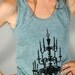 Screen Printed Chandelier Tank Tri Blend
