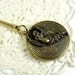 Victorian Brass Key Fob